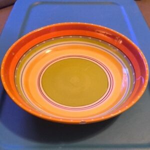 Certified International Yellow Ceramic Plate